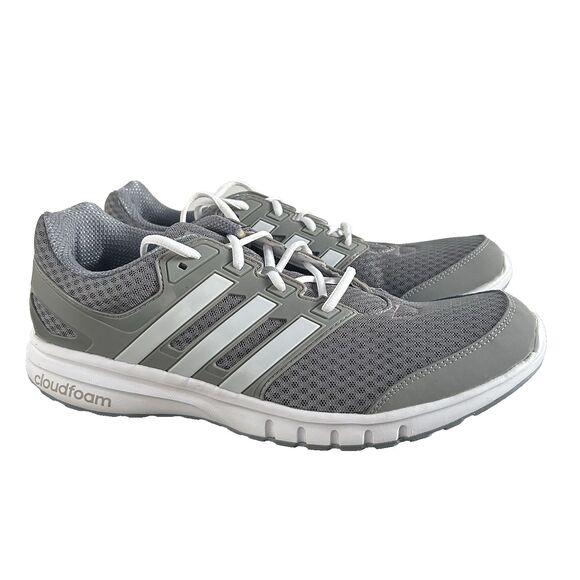 Men\'s Adidas Galaxy Elite 2 Grey/White Athletic Sneakers Size 13 Running BB2720 main image 2